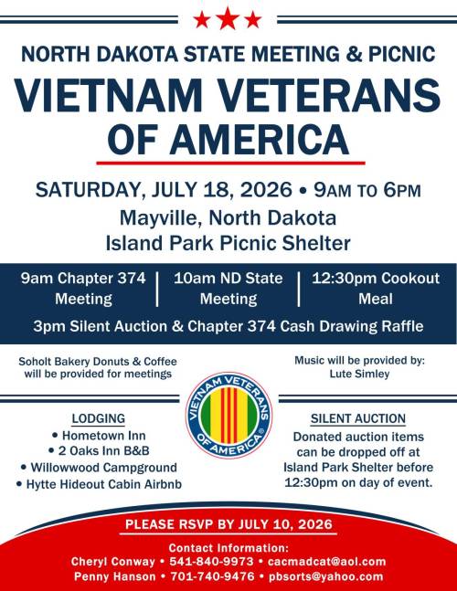 Infographic showing information for the event.