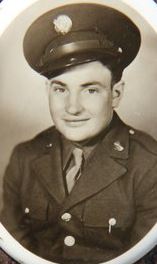 Private Alexander Materi in uniform head and should photo