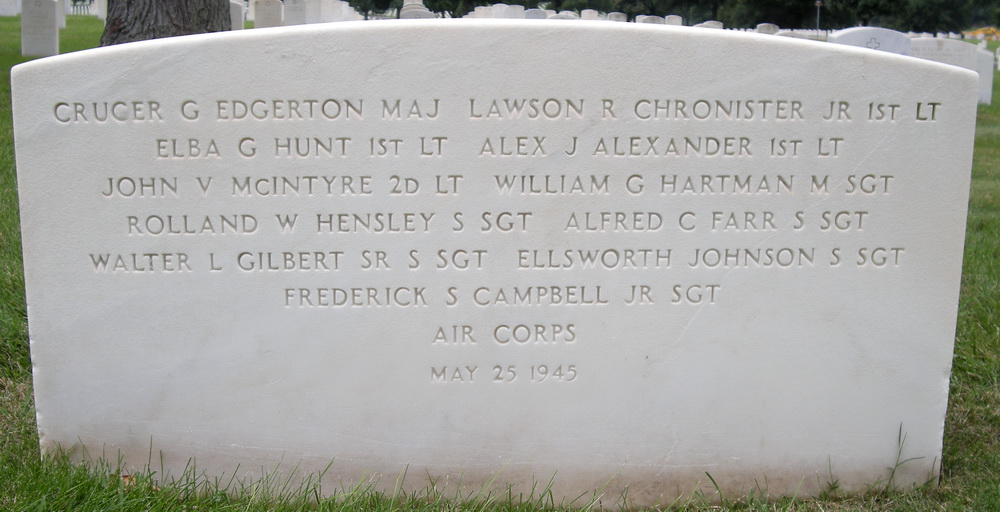 Staff Sergeant Alfred C Farr memorial stone with several other service member names photo