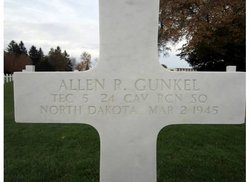Technician Fifth Class Allen R Gunkel grave marker photo