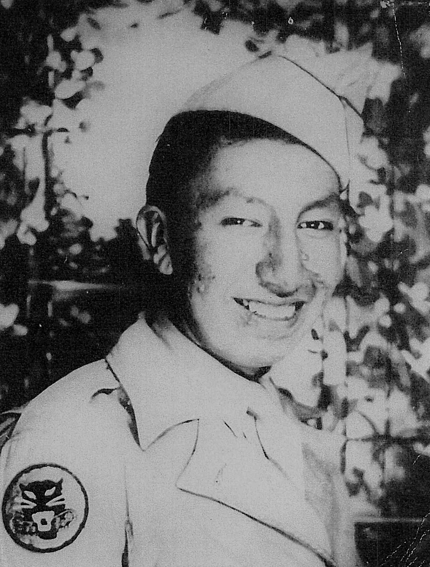 Private First Class Matthew American Horse in uniform head and should photo