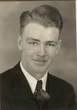 Technical Sergeant Annil H Bratvold in civilian clothes head and should photo
