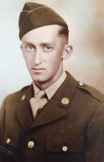 Private First Class Arnie L Thompson in uniform photo
