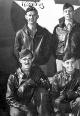 First Lieutenant Arthur E Reddig in uniform with three other men in uniform photo