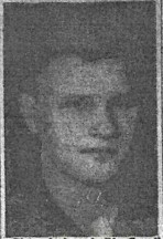 Private First Class Carroll George Christenson in uniform photo