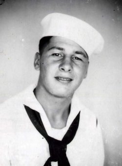 Seaman Second Class Charles H Johannes in uniform black and white photo