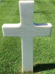 Machinist's Mate Third Class Charles Pfeifle cross grave marker photo