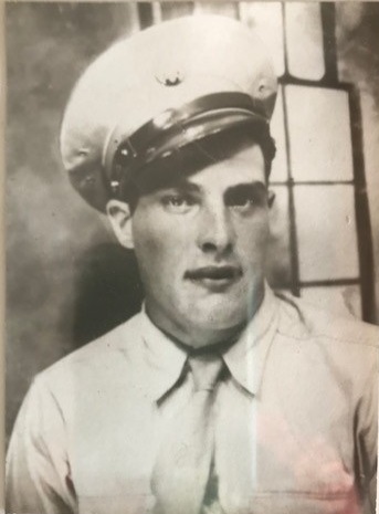 Private Clarence J Baker in uniform photo