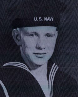 Motor Machinist's Mate Second Class Cletus F Lipetzky in uniform head and shoulder photo