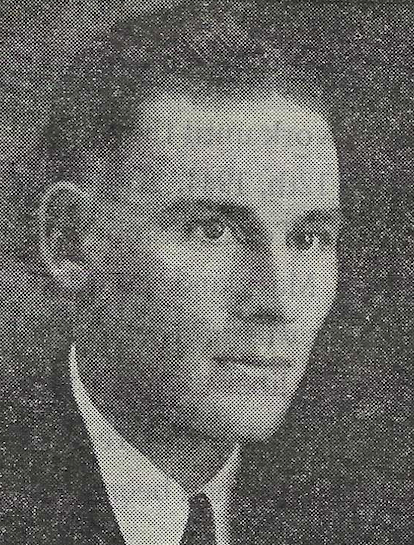 Private First Class David A Hedland in civilian clothes head and shoulder photo
