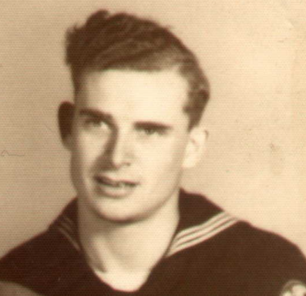 Electrician's Mate Third Class Donald Wendall Adams in uniform photo