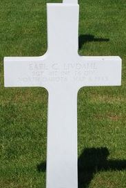 Sergeant Earl C Livdahl cross grave marker photo