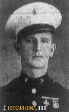 Corporal Edwin C Borusky in dress uniform head and should photo