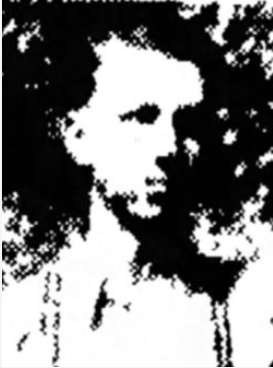 Private First Class Emanuel Adams black and white photo