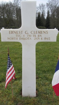 Technician Fourth Class Ernest G Clemens grave marker photo