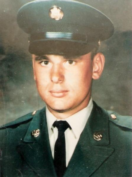 Photo of Lawrence Esser in uniform.