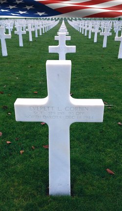 Sergeant Everette L Corbin grave marker photo