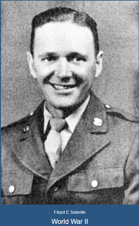 Private Floyd E Saterlie in uniform photo