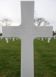 Staff Sergeant Frank T Sigl cross grave marker photo