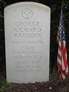 Staff Sergeant George R Krueger grave marker photo