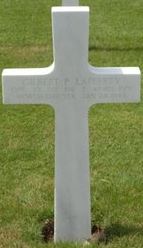 Private Gilbert P Lafferty cross grave marker photo