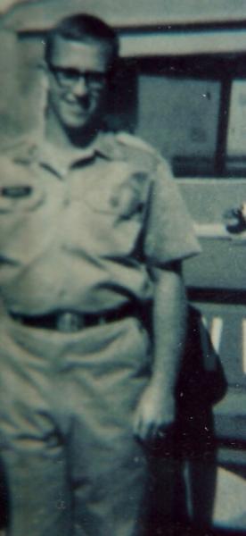 Photo of Randy Hansen in uniform.