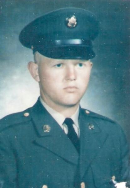 Danny Hanson photo dressed formal military attire.