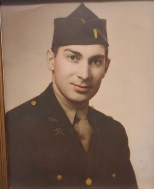 First Lieutenant Harold Henry Burow in uniform photo