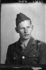 Private Harold D Norby in uniform photo
