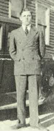 Private First Class Henry Dominic Dorner in civilian clothes standing photo