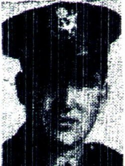 Second Lieutenant James J Ford in uniform head and shoulder photo