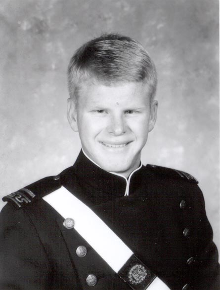 Jeffry Olson picture in military uniform