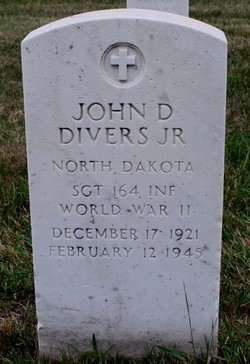 Sergeant John D Divers Jr grave marker photo