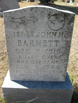 First Lieutenant John Barnett grave marker photo