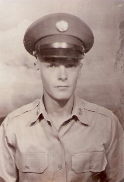 Ronald Kent professional military sepia tone photo.