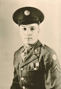 Technician Fifth Grade Leonard B Kjelland in uniform photo