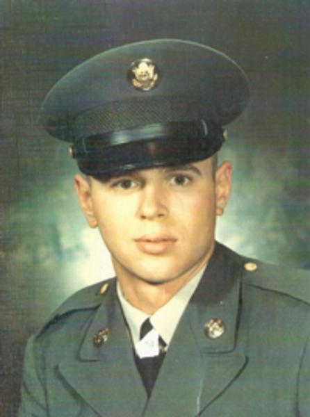 Photo of James Claire Kopseng in uniform.