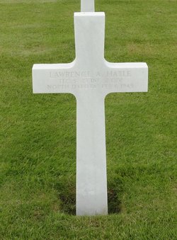 Technician Fifth Grade Lawrence A Hatle cross grave marker photo
