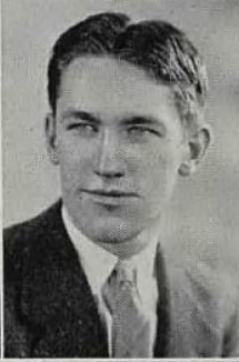 First Lieutenant Louis J Haahr University of North Dakota yearbook 1942 photo