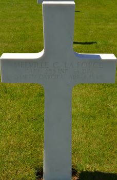 Captain Melville C La Force grave marker photo