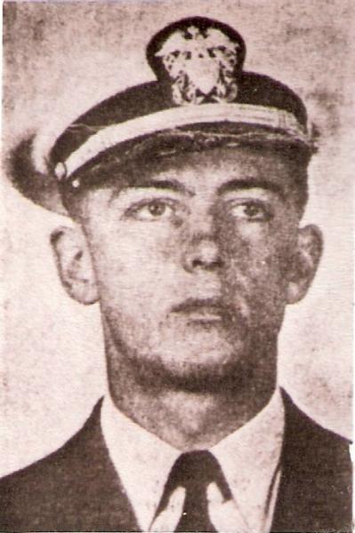 Delbert Olson photo in naval uniform
