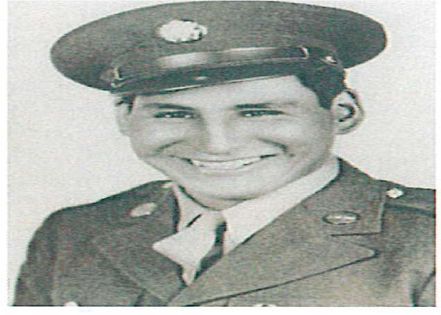 Private Paul J Yankton in full military dress uniform photo