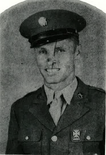 Private Peter L Braun in dress uniform photo
