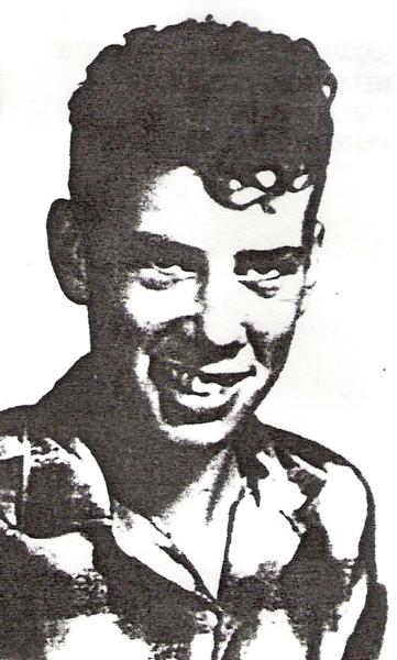 Allen Porter photo in civilian attire from what appears to be a newspaper