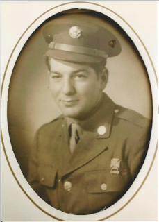 Private First Class Randolph E Oswald in uniform photo