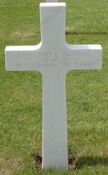 Private First Class Raymond E Hayden cross grave marker photo
