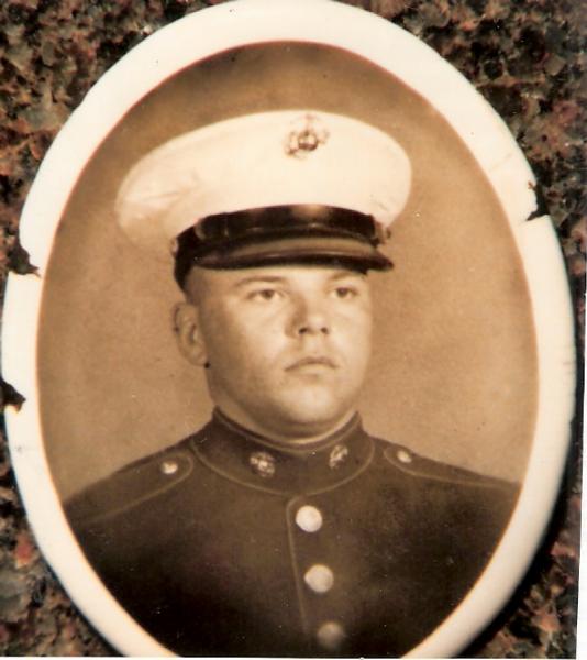 Photo of John Renner in uniform.