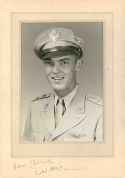Captain Robert B Holmes in uniform photo