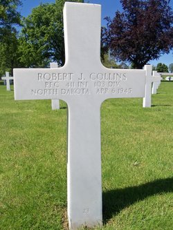 Private First Class Robert J Collins grave marker photo