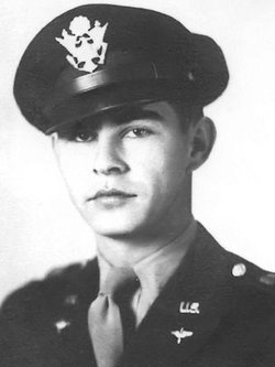 First Lieutenant Roger W Erickson in uniform head and shoulder photo
